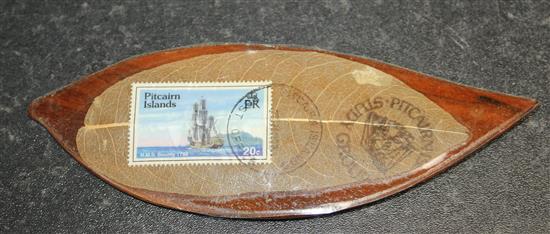 A collection of twenty one Pitcairn Islands souvenir carved hardwood models, diorama 15in.